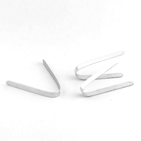 Aluminum clip self-adhesive mask nose bridge strip 